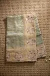 Sage Grey Tissue Silk Saree