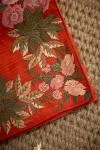Burnt Orange Organza Saree