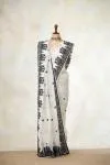 White Noir Organza Saree