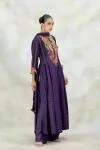 Royal Purple Silk Suit Set