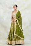 Fern Green Georgette Lehenga Set