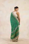 Jade Green Georgette Saree 