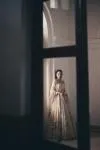 Bronze Net Lehenga Set