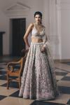 Champagne Tissue Lehenga Set