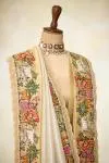 Silver Gold Tissue Slik Saree