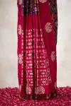 Rani Pink Ikkat Patola Saree