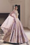 Purple Ombre Georgette Lehenga Set
