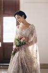 Ivory Organza Lehenga Set
