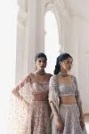 Old Rose Gradient Shimmer Lehenga Set