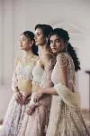 Vanilla Pearl Drop Lehenga Set