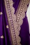 Mystic Purple Pure Silk Saree