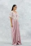 Mauve Satin Gown