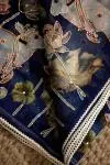Navy Blue Organza Saree