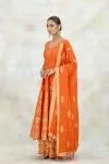 Rust Orange Silk garara set