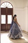 Ombre Tissue Net Lehenga Set