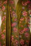 Henna Green Tussar Slik Saree