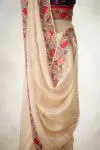 White Gold Tissue Silk Saree