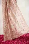 Powder Pink Tissue Saree