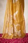 Yellow Tissue Silk Saree