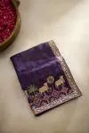 Amethyst Organza Saree