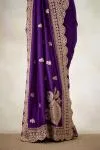 Mystic Purple Pure Silk Saree