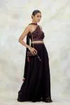 Merlot Georgette Sharara Set