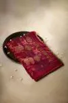 Rani Pink Tussar Silk Saree