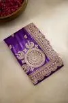 Mystic Purple Pure Silk Saree
