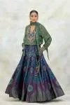 Peacock Silk Lehenga Set