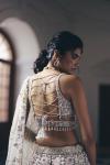 Champagne Tissue Lehenga Set