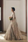Ivory Organza Lehenga Set