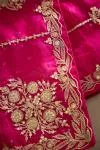 Fuchsia Pink Organza Saree
