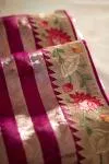 Magenta Organza Silk Saree