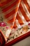 Tangerine Organza Silk Saree