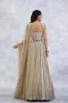 Gold Lycra Lehenga Set