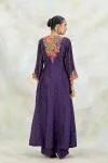 Royal Purple Silk Suit Set