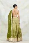 Fern Green Georgette Lehenga Set