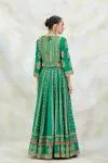 Jade Green Silk Lehenga Set
