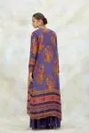 Royal Purple Chiffon Sharara Set