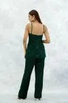 Forest Green Georgette Co-ord Set