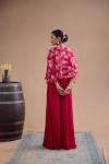 Hot Pink Sharara Set