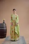 Leaf Green Anarkali