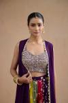 Amethyst purple sharara set