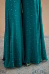 Cadet Blue Sharara Set