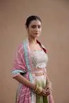 Pista Green Lehenga