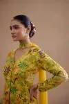 Mango Yellow Sharara Set