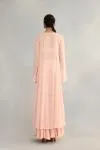 Baby Pink Cape Sharara Set