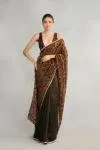 Black Gold Tissue Saree