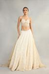 Ivory Georgette Lehenga
