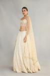 Ivory Georgette Lehenga